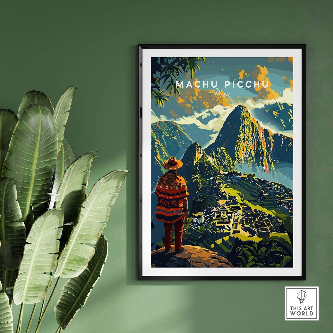 Machu Picchu Travel Poster, Andean Landmark Print - Image 2