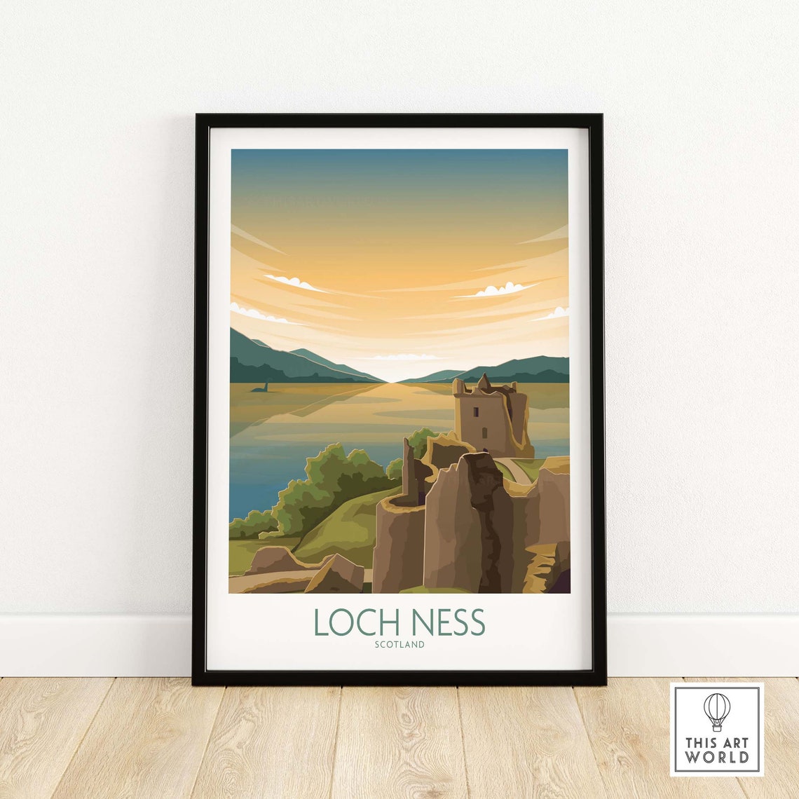Loch Ness Scotland Wall Art Print