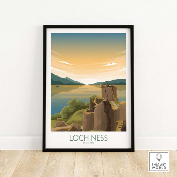 Loch Ness Scotland Wall Art Print