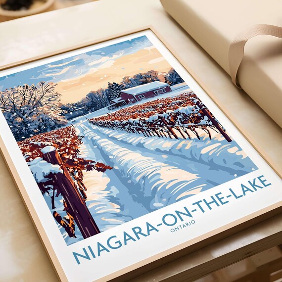 Niagara on the Lake Vineyards - Winter Poster