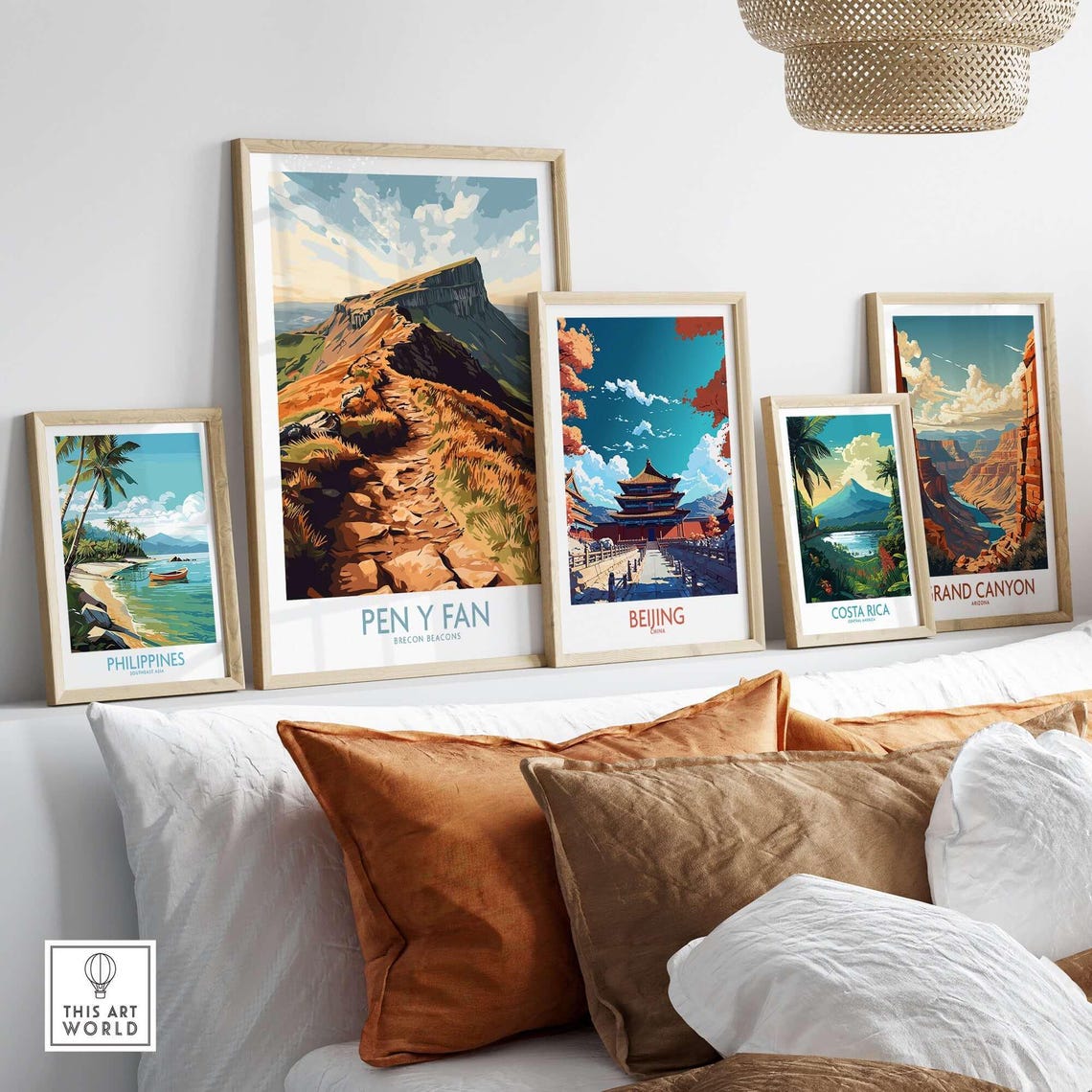 Pen Y Fan, Brecon Beacons Wales Travel Poster - Image 3