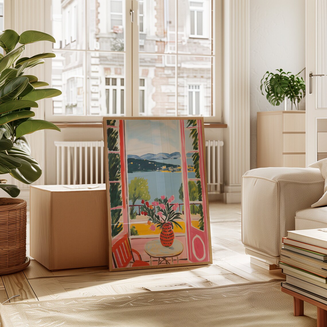 Matisse Open Window Fauvism Art Print, Vintage Decor - Image 3