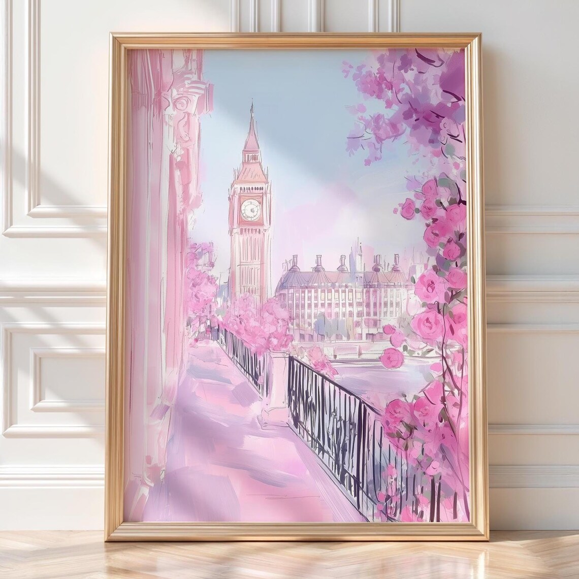 London Big Ben Decorative Girly Art Print