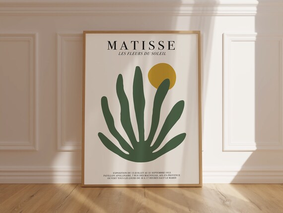 Matisse Print Matisse Poster Wall Art Print Matisse Wall Art Printable Wall Art Art