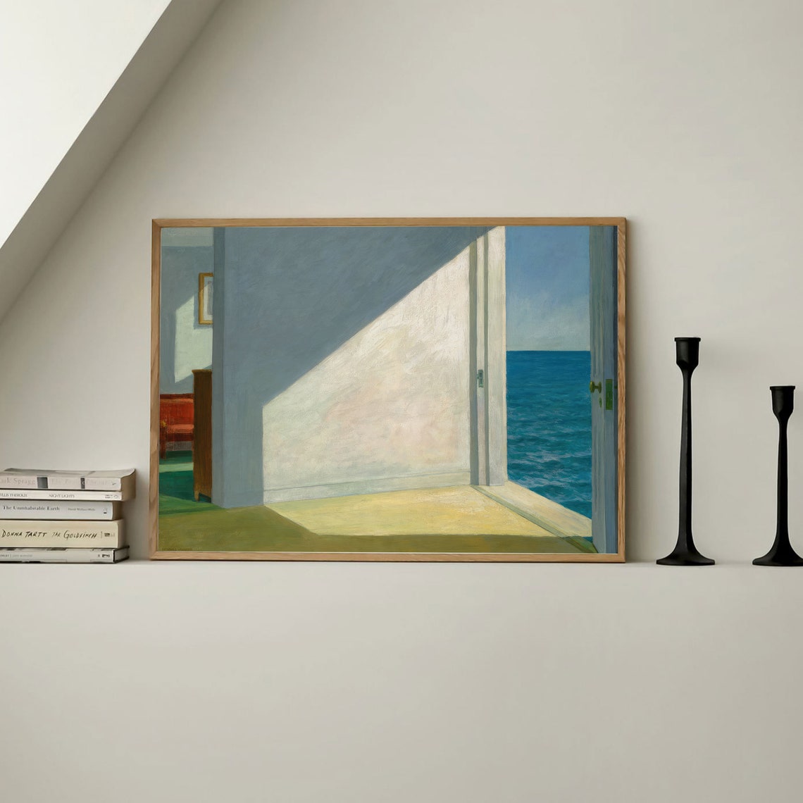 Edward Hopper Rooms by the Sea Coastal Interior Scene Art Poster - Image 3