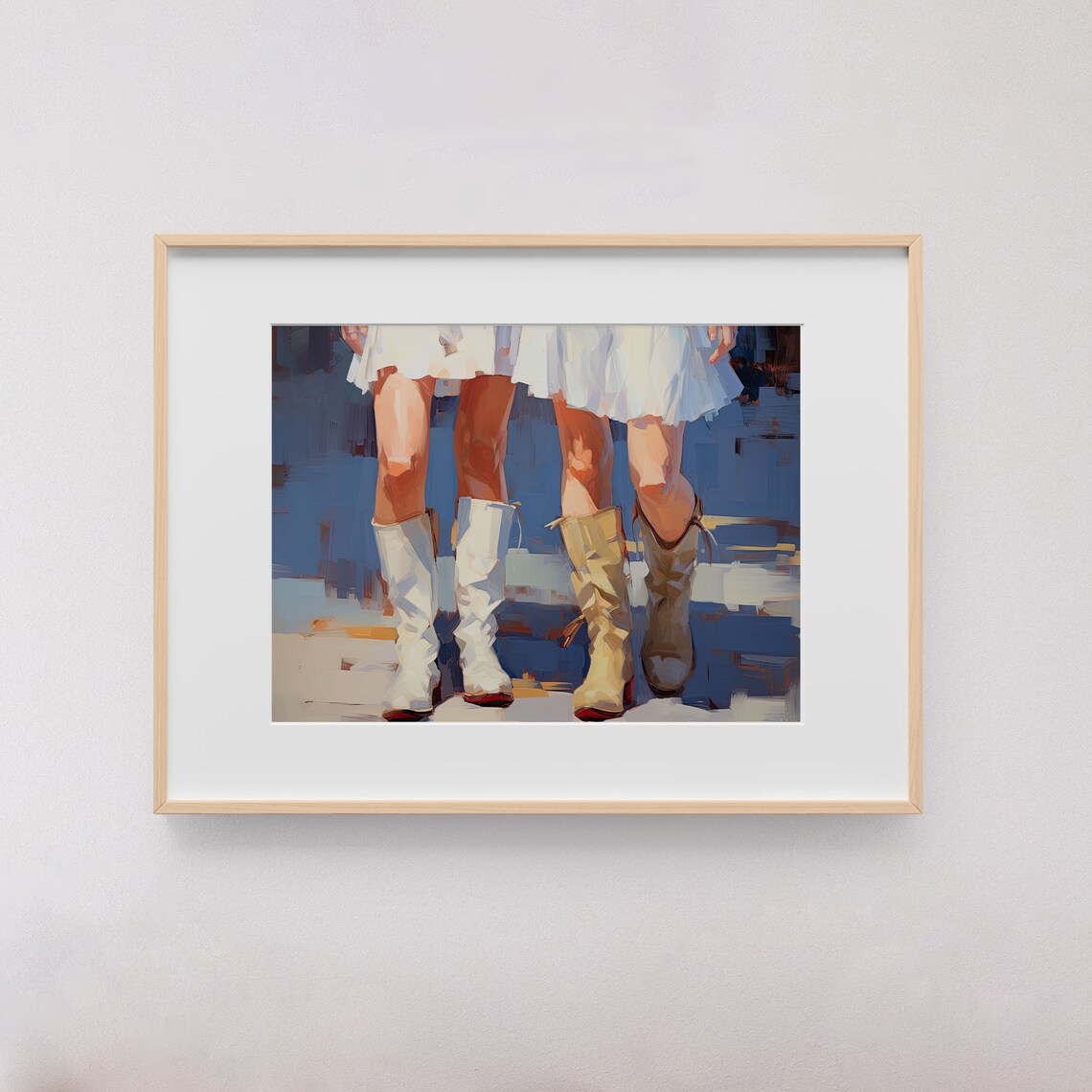 Cowgirl Boots Western Painting Retro Cowboy Fashion Poster Dorm Decor - Image 2