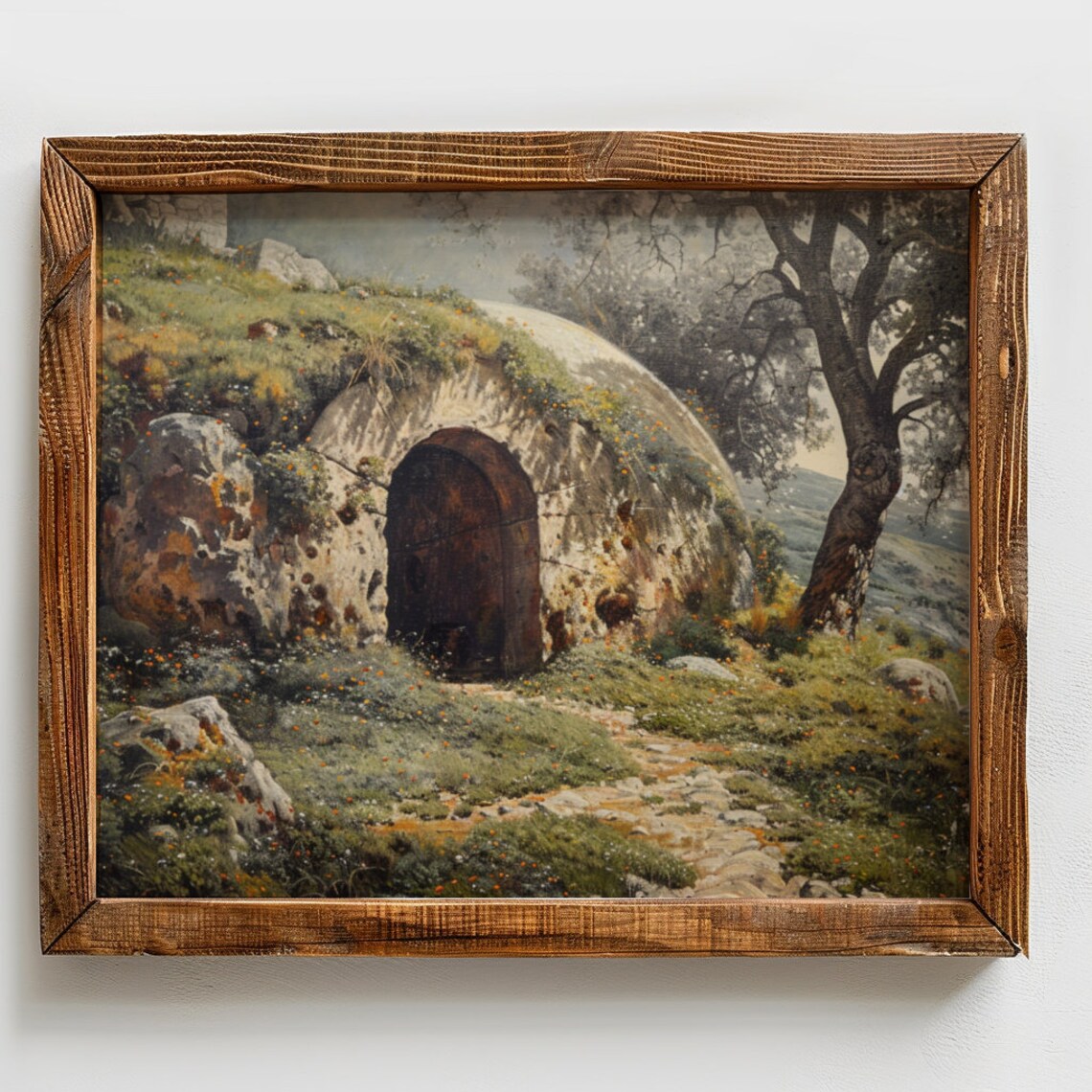 Empty Tomb Of Jesus, Vintage Religious Art Print - Image 2