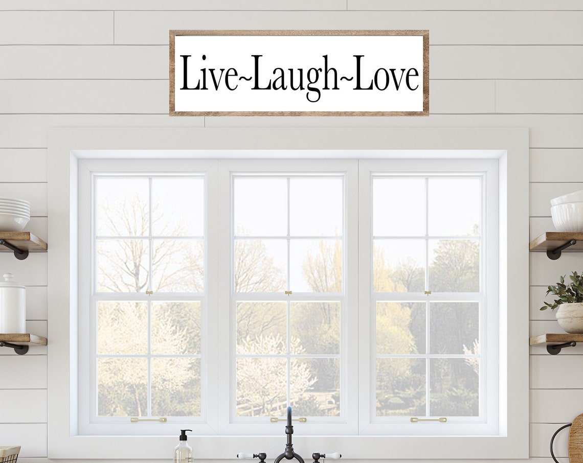 Live Laugh Love, Kitchen Quote Decor