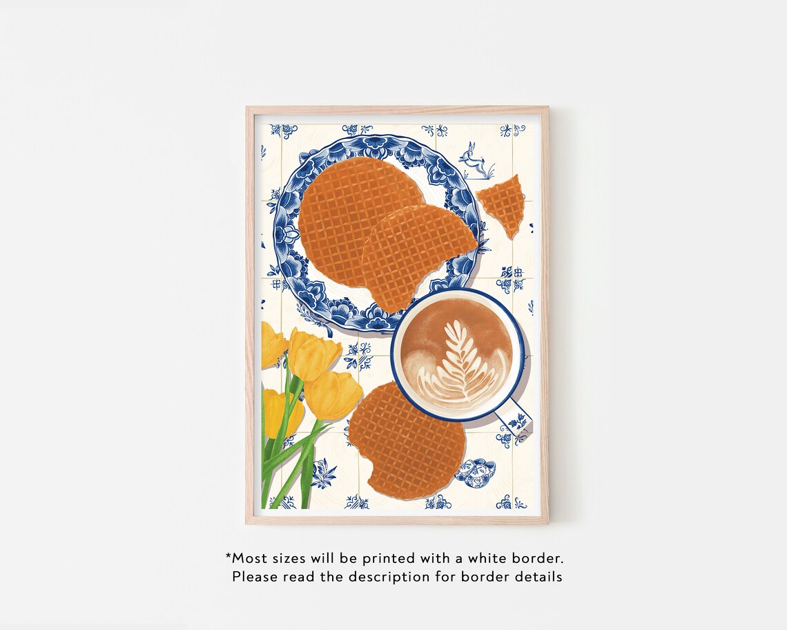 Amsterdam Poster, Dutch Food Kitchen Wall Decor - Image 2