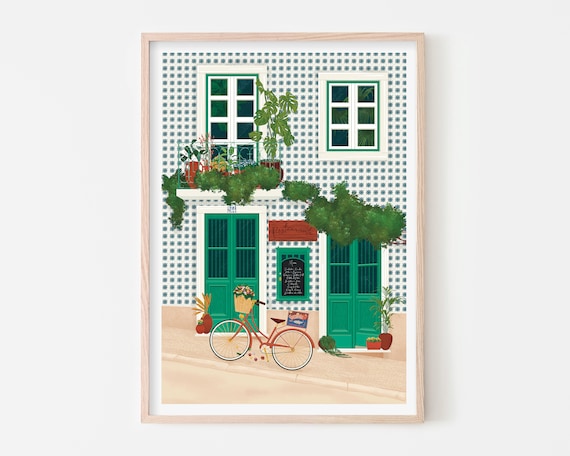 Lisbon Portugal Poster, Travel Poster