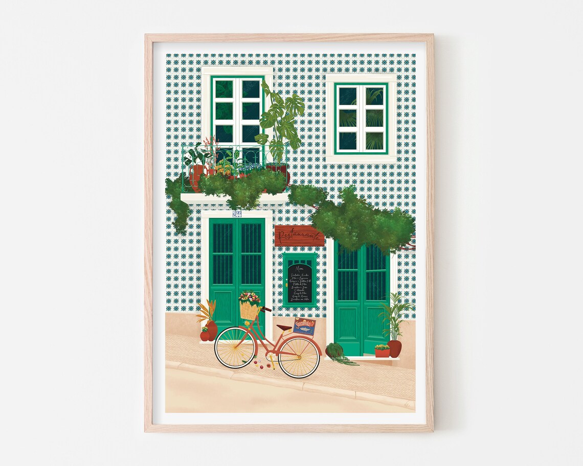 Lisbon Portugal Poster, Travel Poster