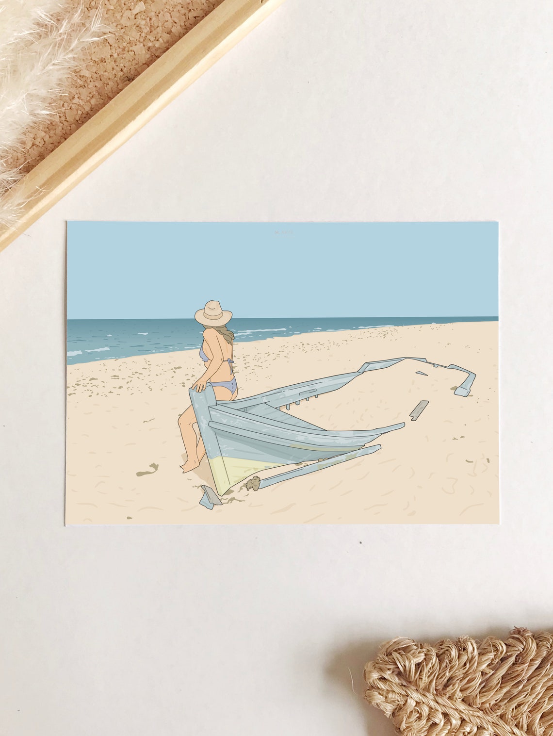 Custom Mothers Day Gift Personalised Illustration From Photo Illustration With Custom Background Artwork Hand Drawn