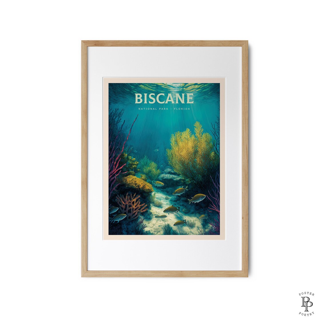 Biscayne National Park Travel Poster, Memory Gift - Image 3