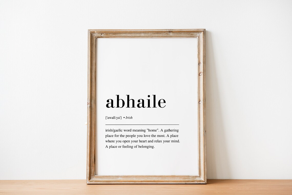 It'll Be Grand Craic Abhaile Irish Saying Art Print - Image 3