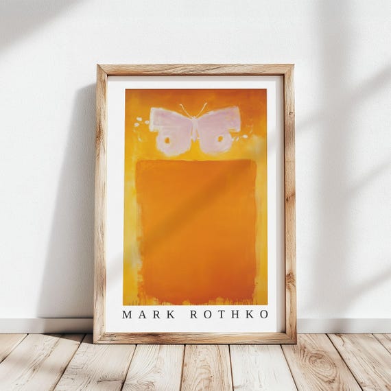 Mark Rothko Poster Abstract Expressionism Color Field Print Mark Rothko Print Modern Abstract Museum Poster Modern Wall Decor