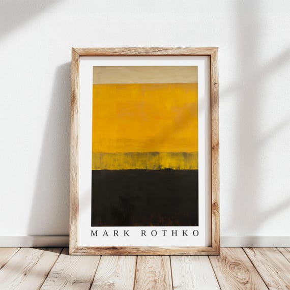 Mark Rothko Poster, Abstract Expressionism