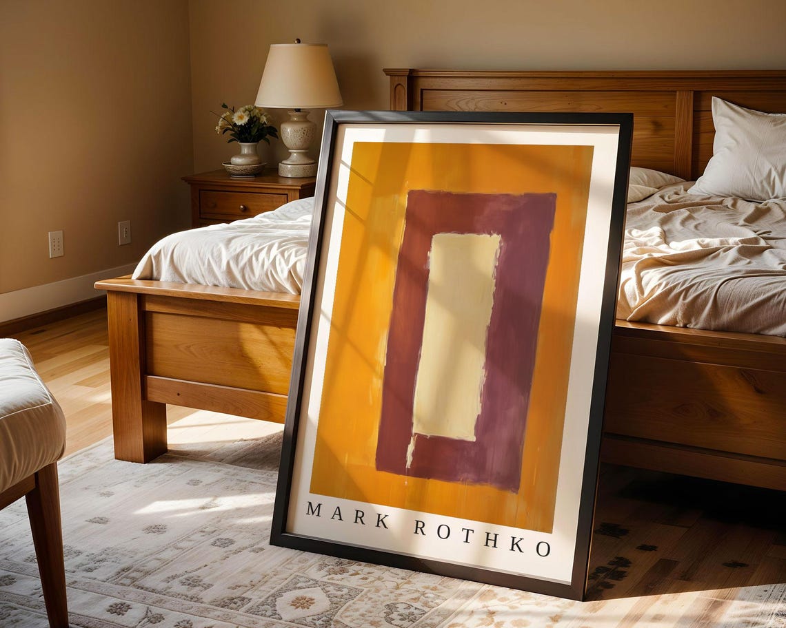 Mark Rothko Poster Abstract Expressionism Color Field Print Mark Rothko Print Modern Abstract Museum Poster Modern Wall Decor - Image 4