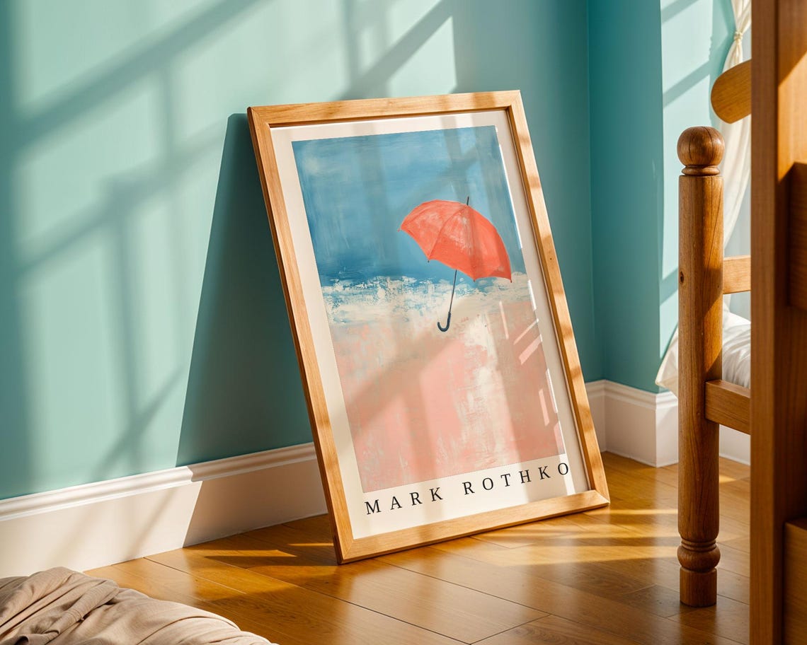 Mark Rothko Poster Abstract Expressionism Color Field Print Mark Rothko Print Modern Abstract Museum Poster Modern Wall Decor - Image 3