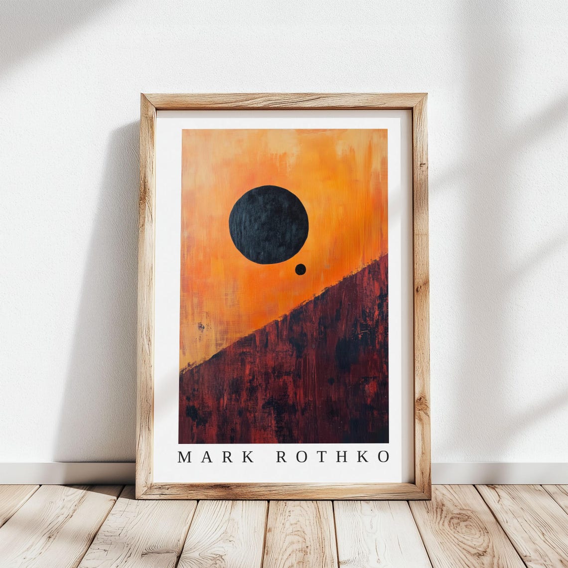 Mark Rothko Poster Abstract Expressionism Color Field Print Mark Rothko Print Modern Abstract Museum Poster Modern Wall Decor