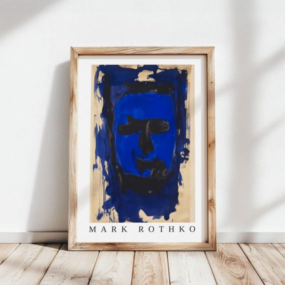 Mark Rothko Poster Abstract Expressionism Color Field Print Mark Rothko Print Modern Abstract Museum Poster Modern Wall Decor