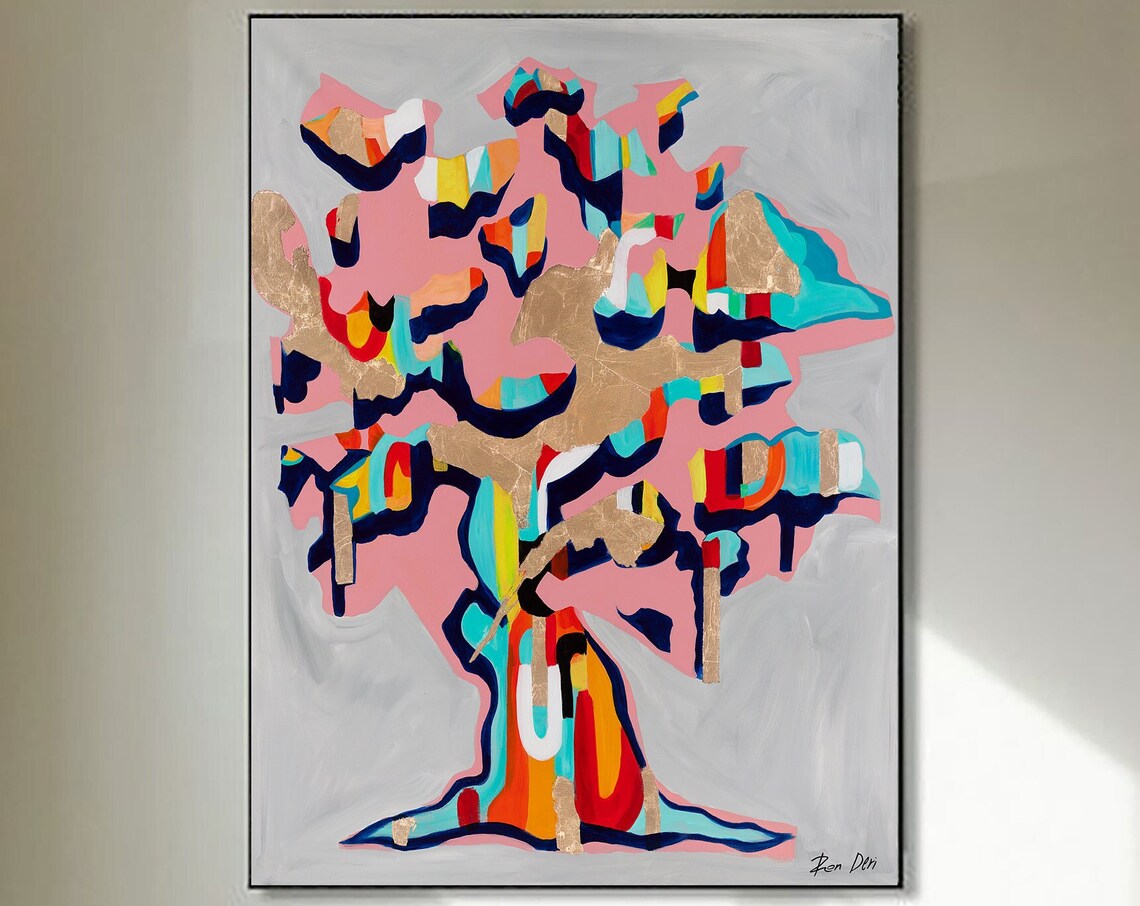 Tree Of Life Abstract Art Print, Modern Wall Decor - Image 2