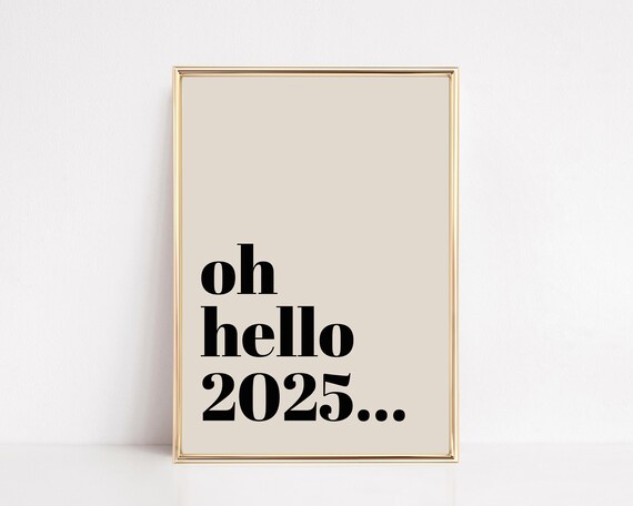 New Years Eve Decor, 2025 Celebration Art Print