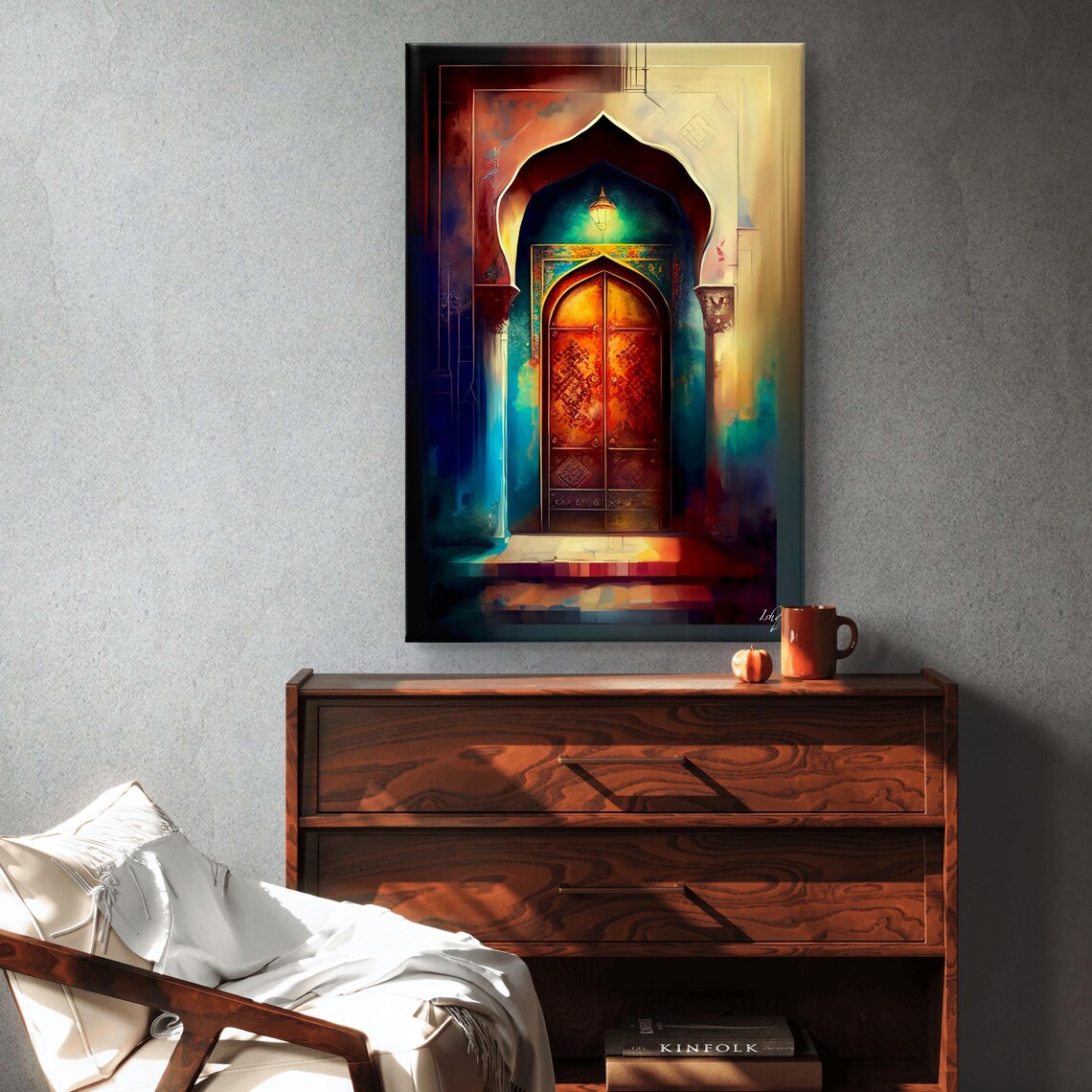 Mystical Moroccan Door, Moorish Architecture Art Print - Image 6
