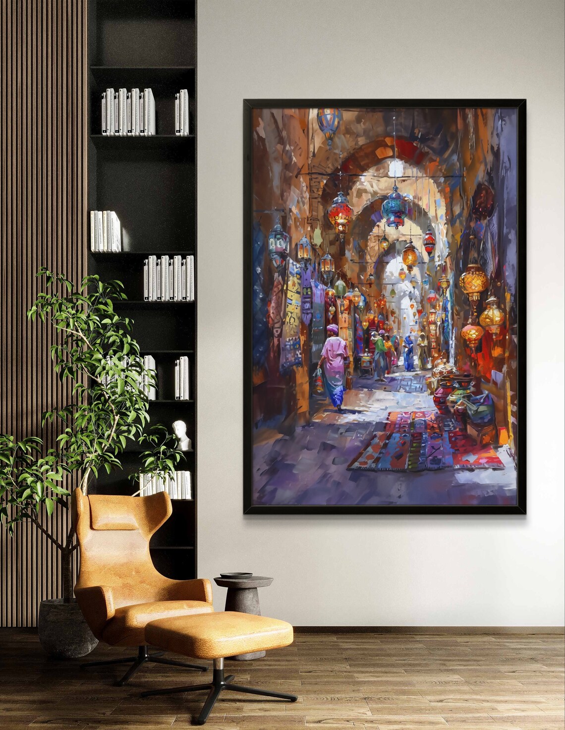 Istanbul Grand Bazaar Turkish Lanterns Market Alley Art Poster - Image 6