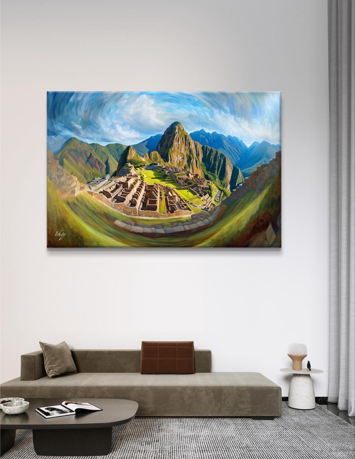 Machu Picchu Panoramic Inca Citadel Ruins Andes Mountains Poster - Image 6