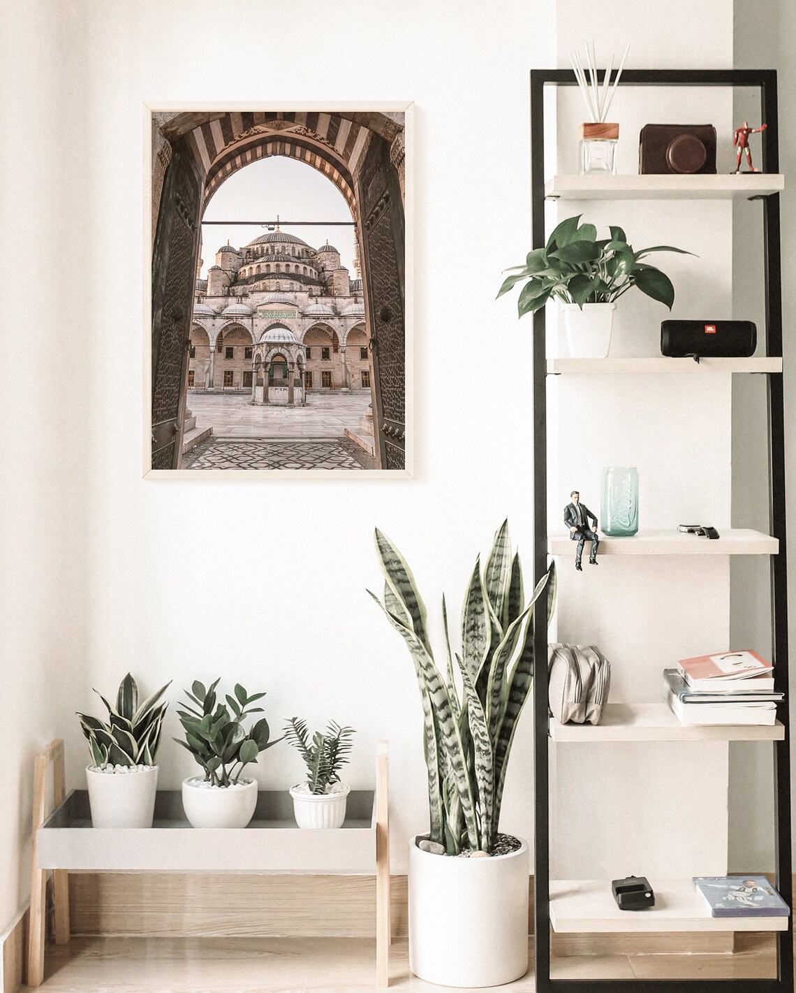 Istanbul Architecture Travel Poster, Retro Boho Decor - Image 2