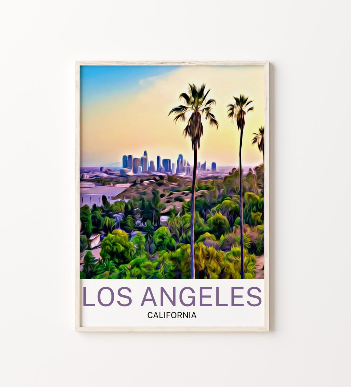 Los Angeles Art Los Angeles Print California Art Moving To Los Angeles California Gift California Wall Art Los Angeles Poster Travel
