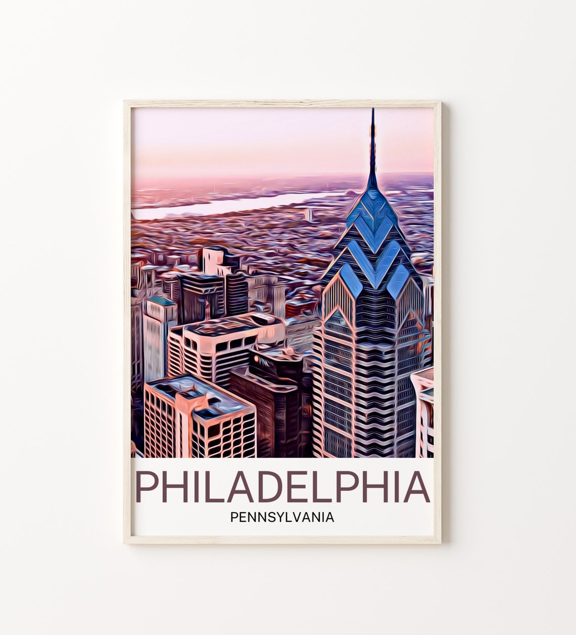 Philadelphia Philadelphia Print Philadelphia Wall Art Philadelphia Poster Philadelphia Wall Decor Philadelphia Souvenir Pennsylvania