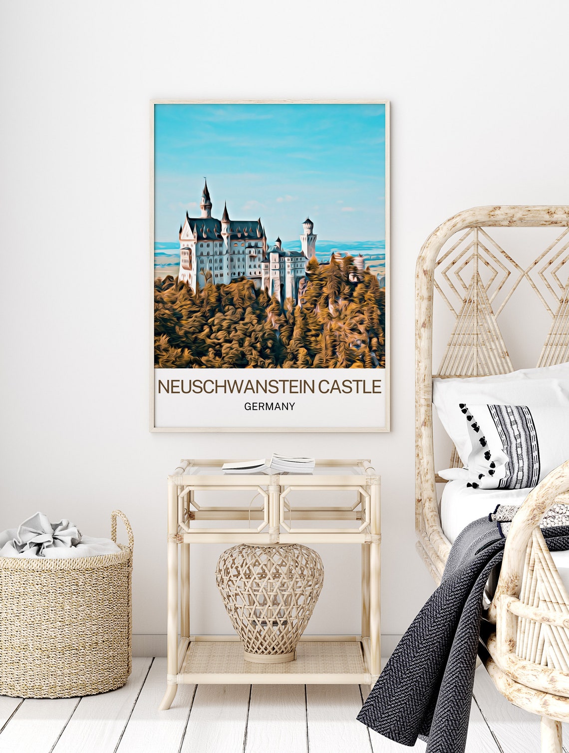 Neuschwanstein Castle Travel Poster - Image 2