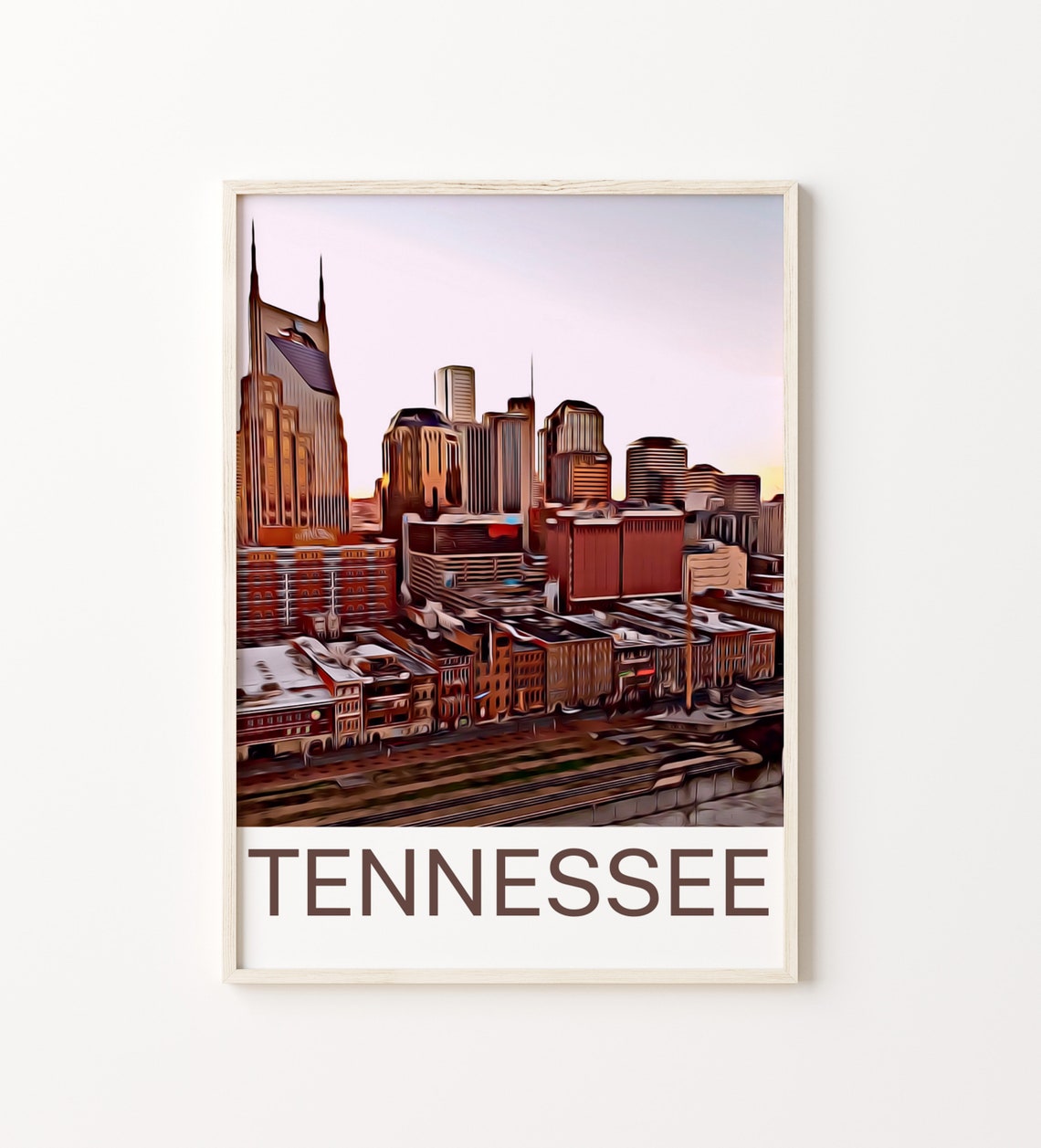 Tennessee Print Tennessee Art Tennessee Wall Art Tennessee Art Print Tennessee Artwork Tennessee Poster Tennessee Travel