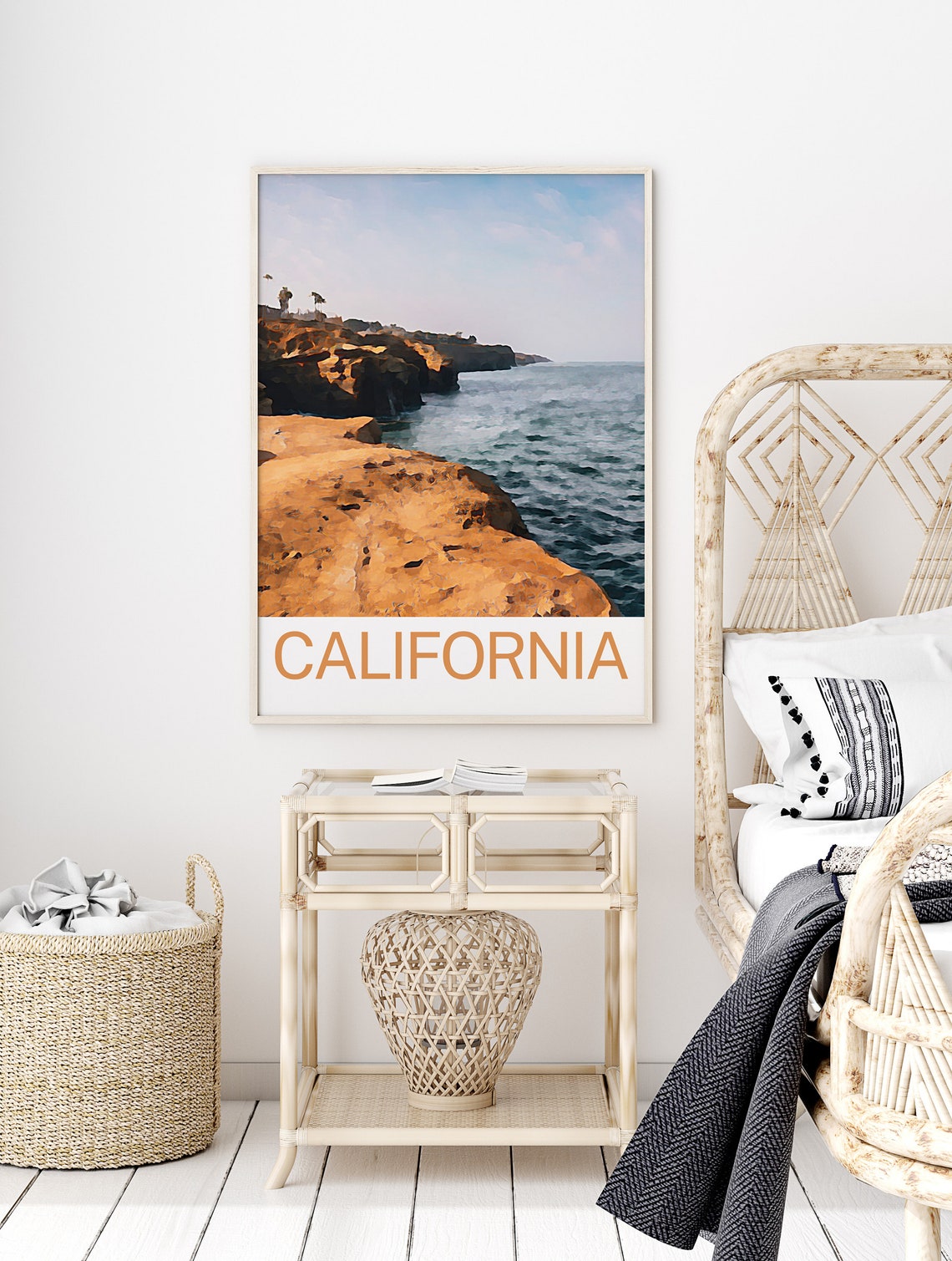 California Travel Print California Wall Art California Art California Artwork California Art Print California Gift California Poster - Image 2