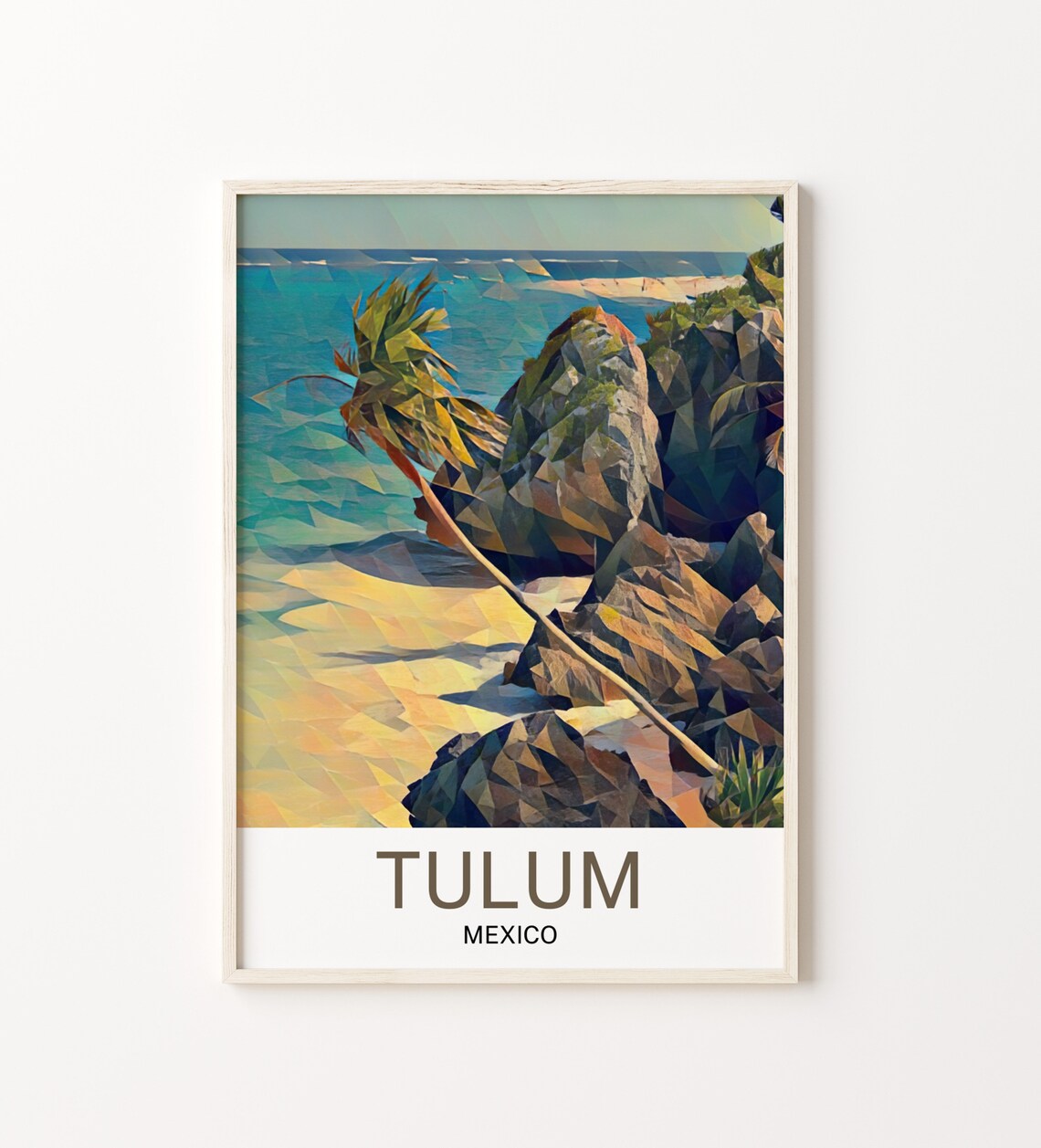 Tulum Travel Poster, Tulum Souvenir Gift