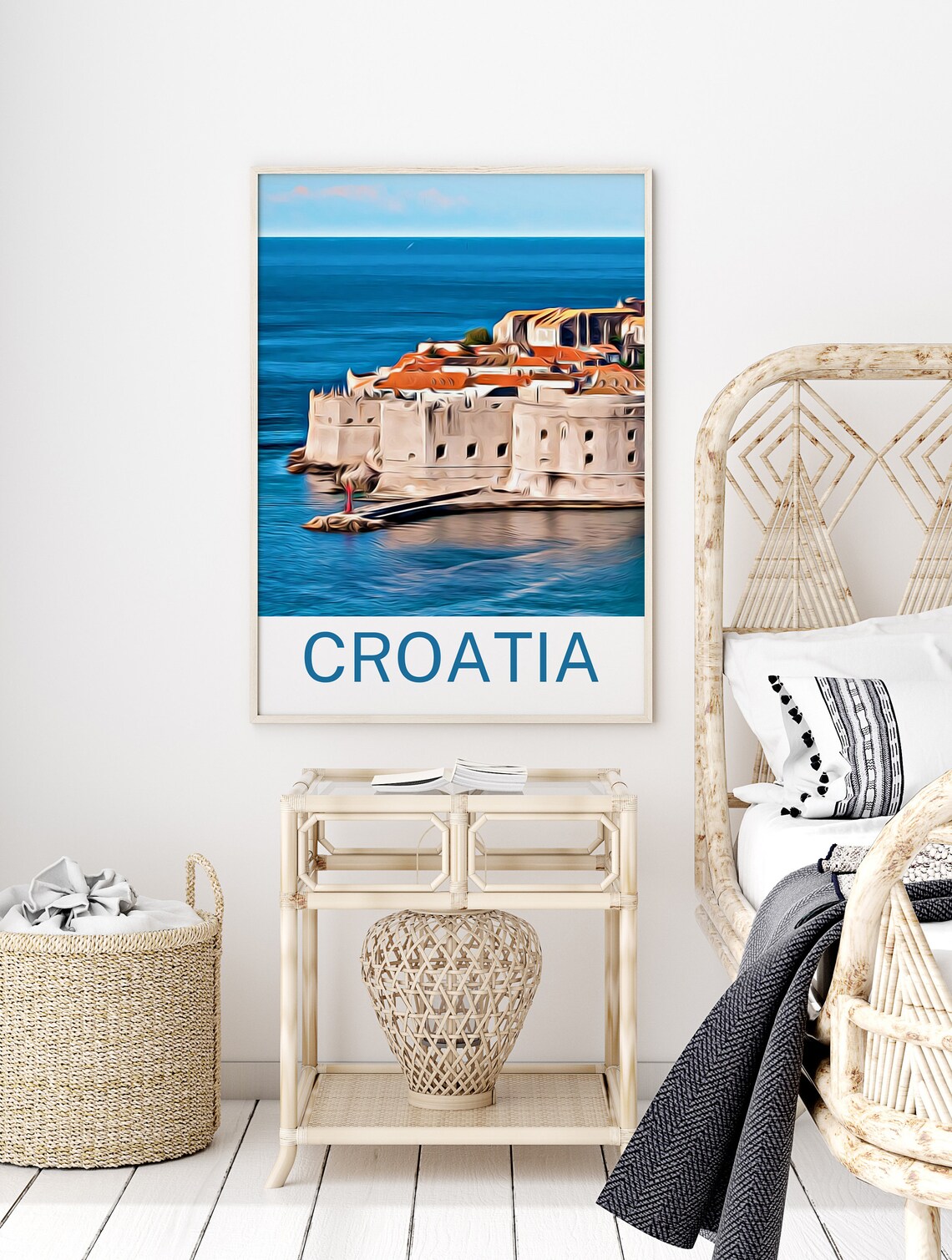 Croatia Croatia Print Croatia Wall Art Croatia Poster Croatia Wall Decor Croatia Souvenir Croatia Poster Croatia Gift Travel - Image 3