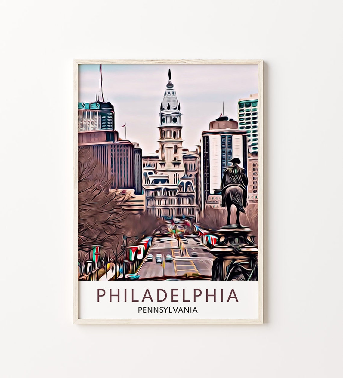 Philadelphia Philadelphia Art Philadelphia Gift Housewarming Gift Philadelphia Wall Art Philadelphia Print Art Print Poster Travel