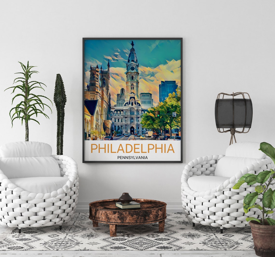 Philadelphia Print Philadelphia Art Philadelphia Wall Art Philadelphia Art Print Philadelphia Artwork Philadelphia Poster Philadelphia - Image 2