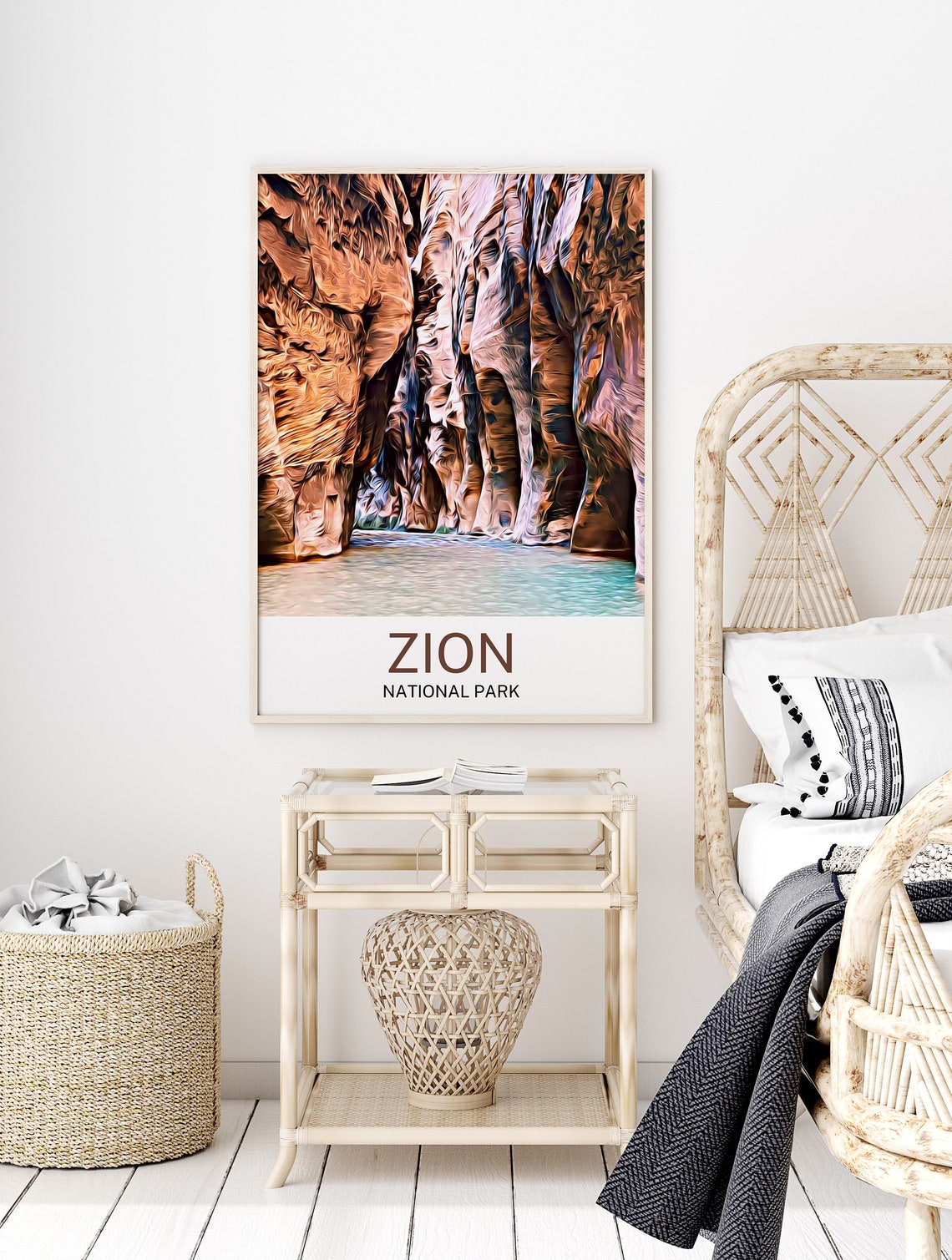 Zion National Park Print Zion National Park Art Zion National Park Wall Art Zion National Park Art Print Zion National Park Artwork - Image 2