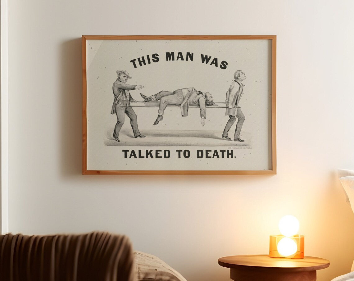 Vintage Funny Retro Aesthetic Poster Print - Image 3