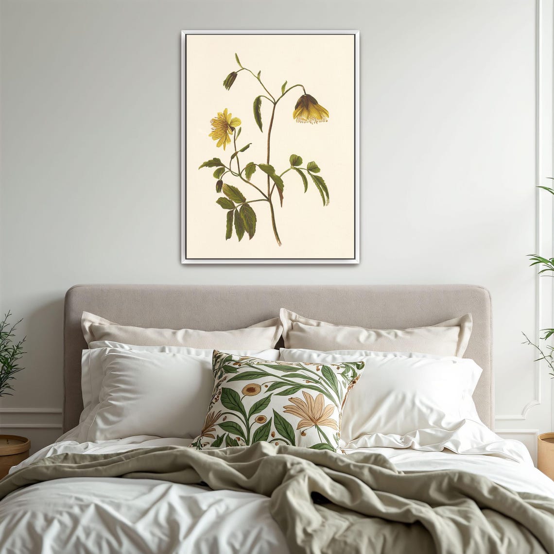 Hawaiian Yellow Flower Vintage Botanical Illustration Poster - Image 3