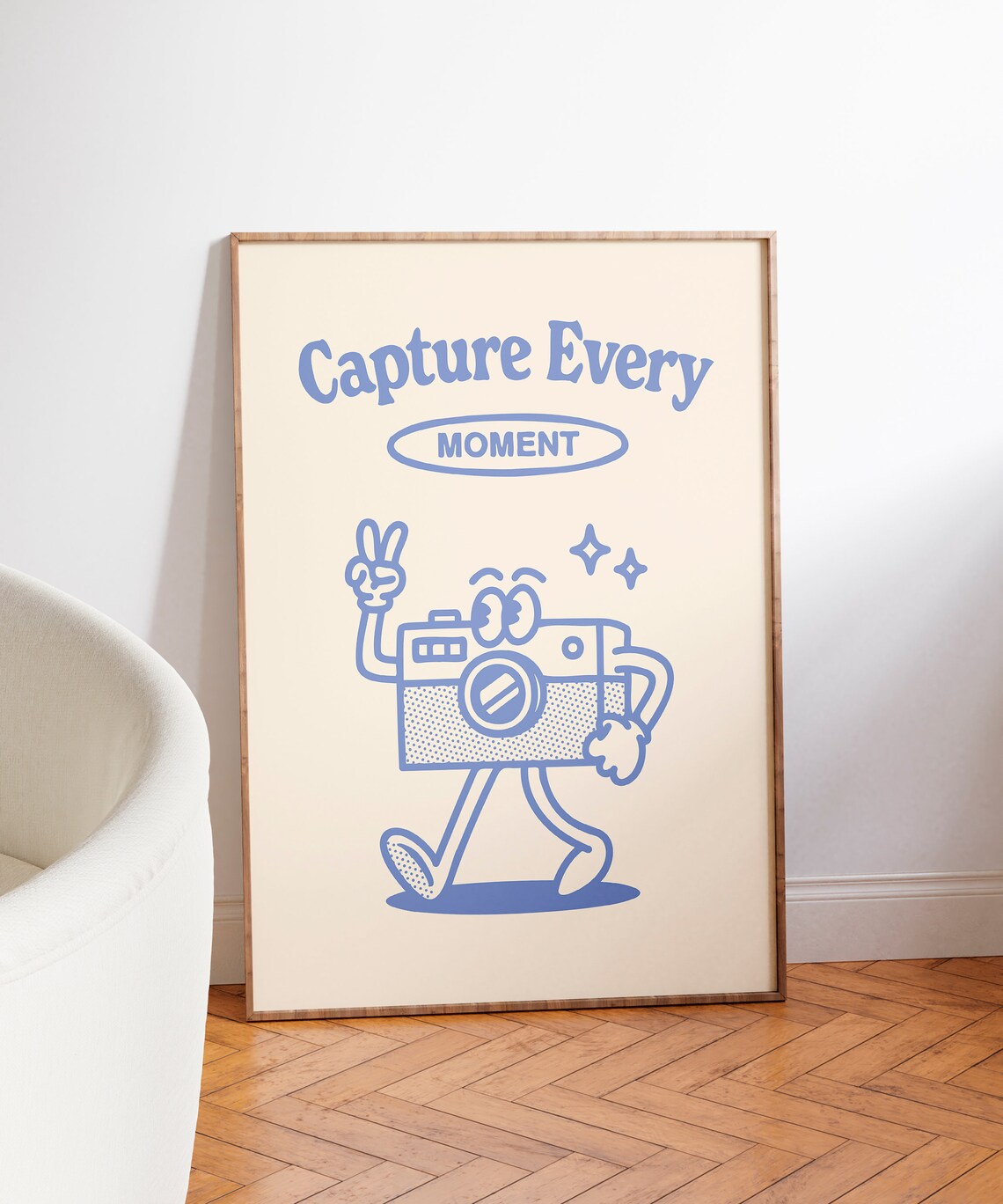 Retro Camera Print, Vintage Photography Quote Poster - Image 3