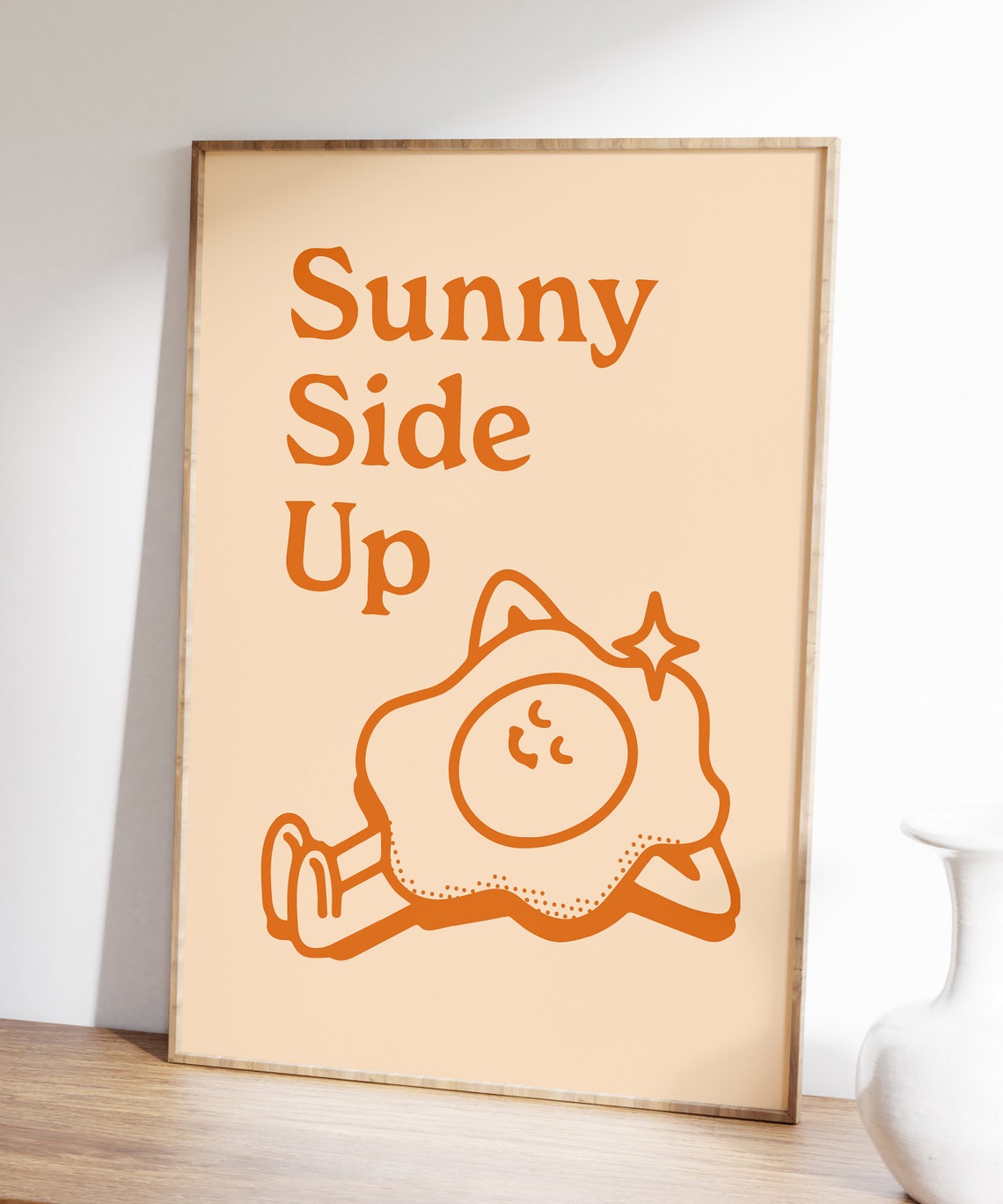 Sunny Side Up Retro Positive Art Poster - Image 3