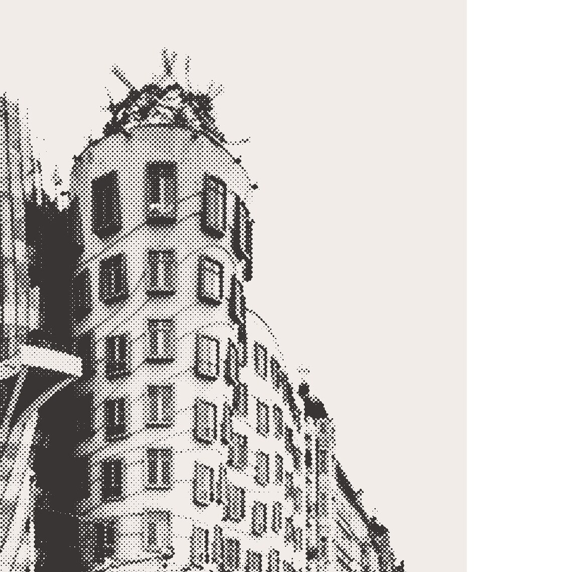 Dancing House Prague Minimalist Travel Poster - Image 3