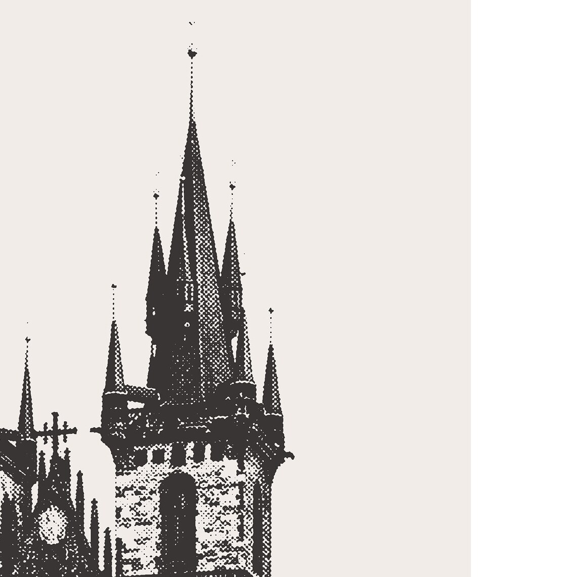 Prague Church of Our Lady Before Tyn Travel Poster - Image 3