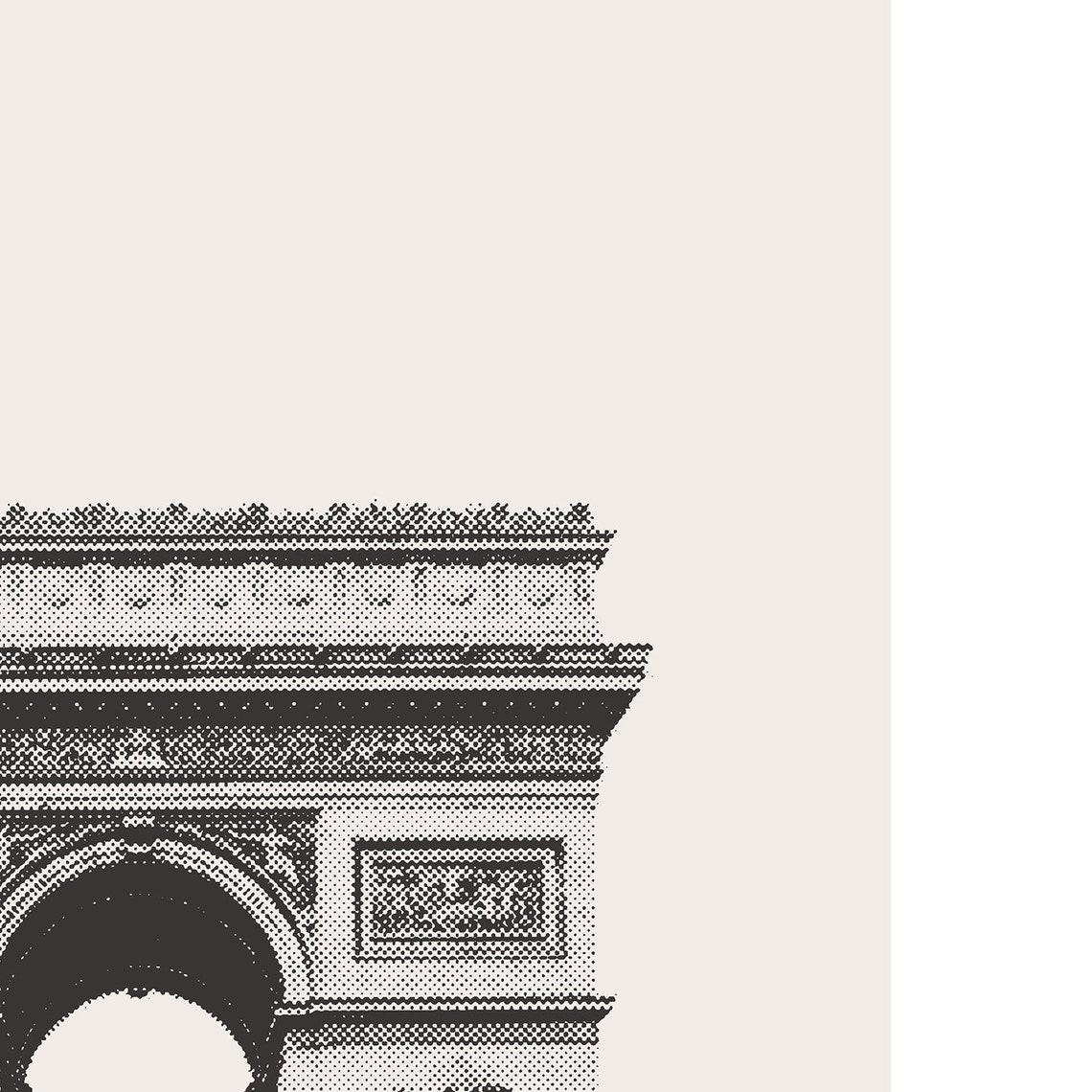 Paris Arc De Triomphe Minimalist Travel Poster - Image 2