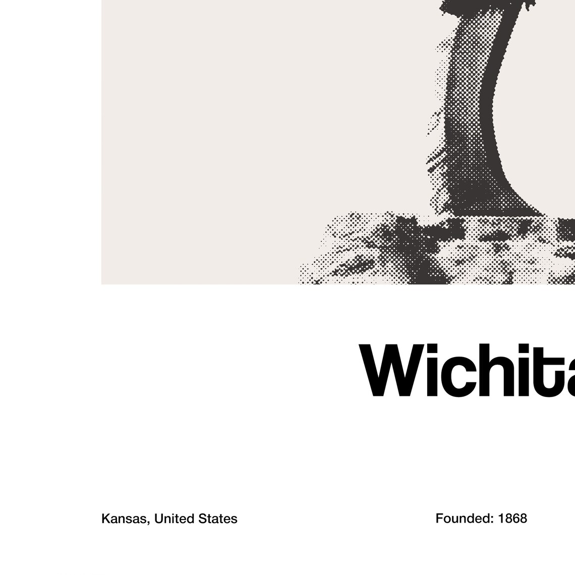 Wichita Kansas The Keeper Of The Plains Print - Image 3