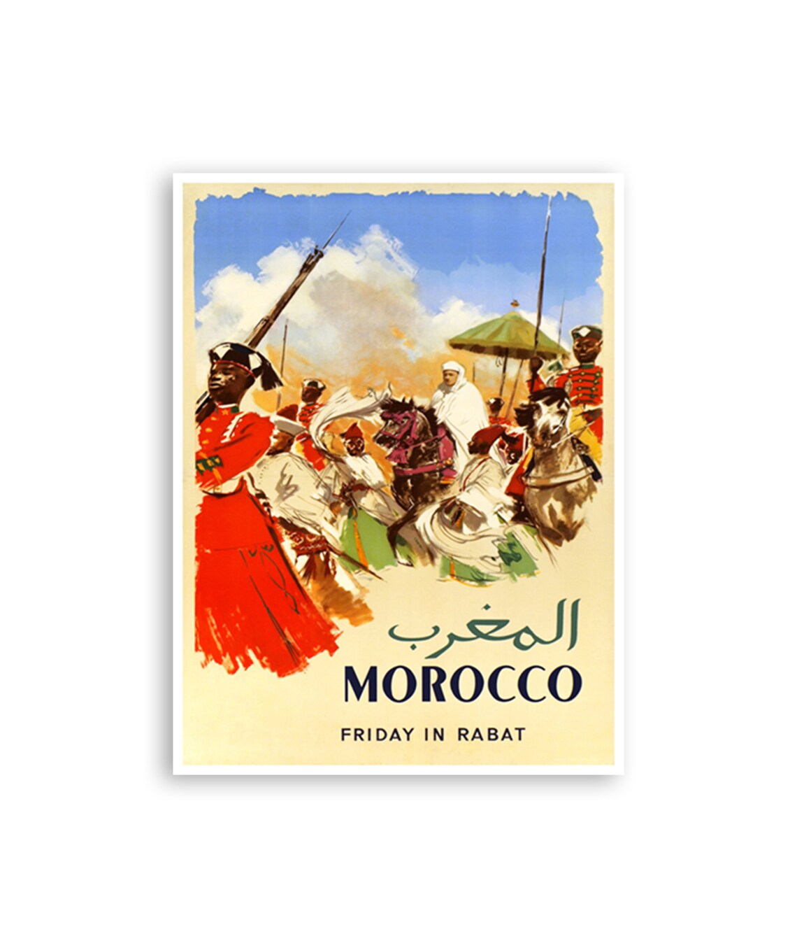 Morocco Travel Art Poster Africa Print Home Decor Xr3021