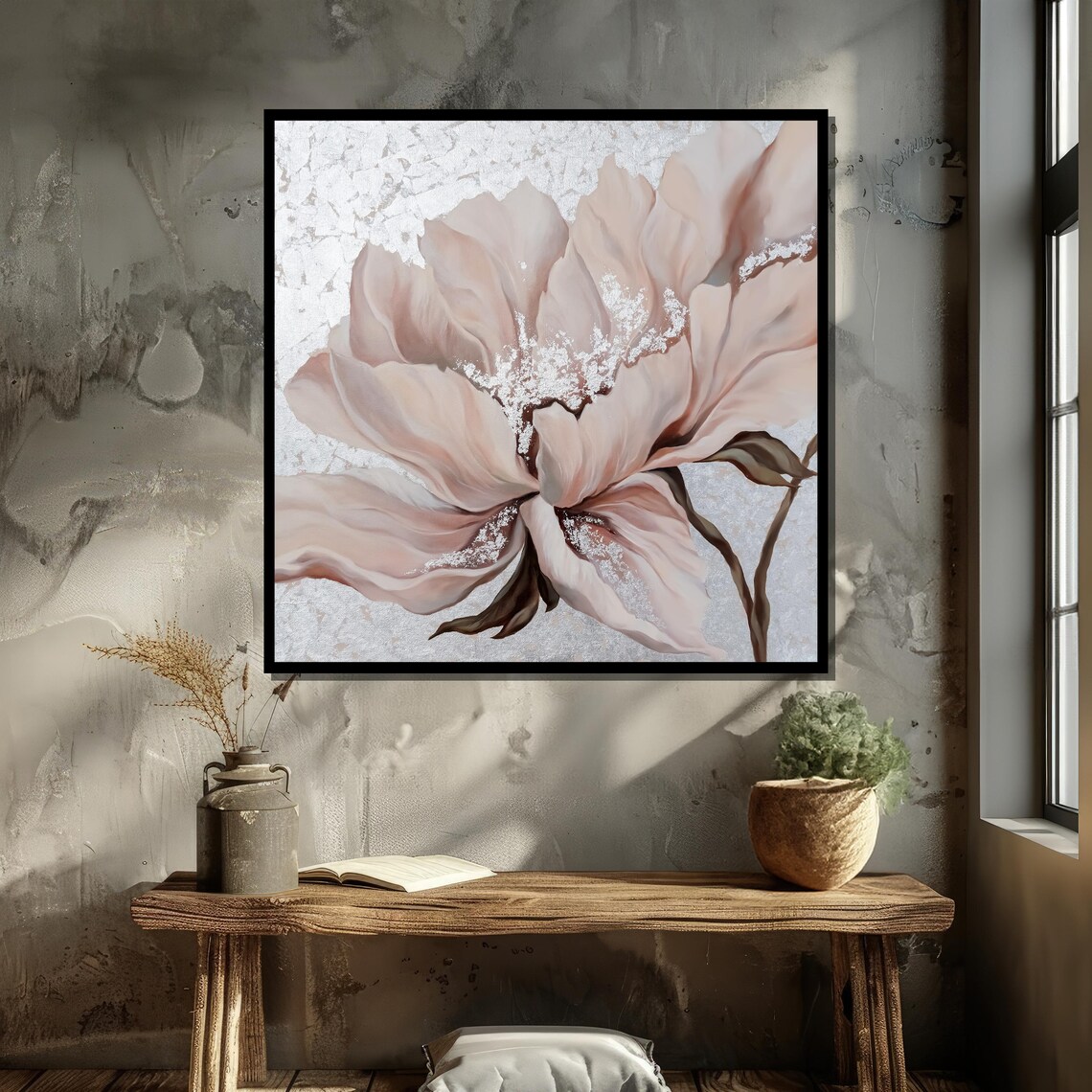 Elegant Peony Flower Print, Modern Flower Decor - Image 6